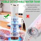 Compact Vacuum Sealer for Food Storage & Preservation,with Reusable Bags, Ultra-long 100-minutes Vacuuming Time,Chef-Preferred 6X Freshness Keep for Home Kitchen RV Travel Seal Meal