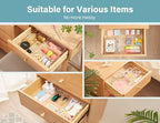 Kootek 28 Pcs Drawer Organizer Set, 4-Size Bathroom Vanity Trays Makeup Desk Dividers Versatile Storage Bins Clear Plastic Container for Dresser, Bedroom, Kitchen, Office
