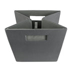 DII Poly-Cube Storage Collection Hard Sided, Collapsible Solid, Small, Gray - color: Gray, size: Small Square, 11x11x11"