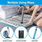 BoxLegend Vacuum Storage Bags with Large Hand Pump 15 Combo (1X-Jumbo, 2 Jumbo, 5 Large, 5 Medium, 2 Small) Thickened Vacuum Seal Bags for Clothing Pillow Comforters Bedding,1 Large Pump - size: 15 Combo