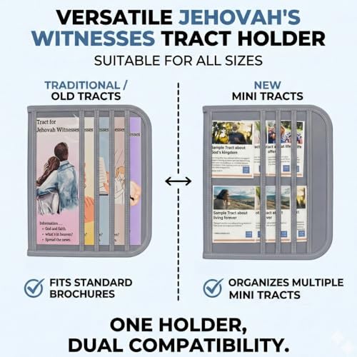 JW Magazine and Tract Holder, jw.org accessories, JW Field Service Supplies, Jehovah Witness Ministry Supplies, Ministry Organizer, Jehovahs Witnesses Pioneer Gifts Ideas Convention, Best Life Ever