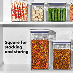 OXO Good Grips Pet POP Container – 4.4 Qt/4.2 L with Scoop |Ideal for up to 4lbs of Dog Food or 3.5lbs of Cat Food, Airtight Storage Container, BPA Free - size: Pet POP 4.4 Qt
