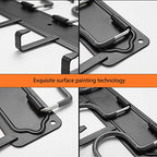 YueTong All Metal Garden Tool Organizer,Adjustable Garage Wall Organizers and Storage,Heavy Duty Wall Mount Holder with Hooks for Broom,Rake,Mop,Shovel.(3 Pack) - size: 51" organizer