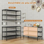 Simple Trending Shoe Rack, 3-Tier Shoe Organizer, Non-Woven Shoe Shelf Storage for Closet, Entryway, Bedroom, 27.5" Wide, Black