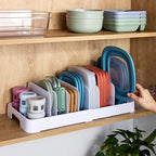 YouCopia StoraLid Expandable Food Container Lid Organizer with Tall Dividers, 40 Lid, Premium Edition - size: Expandable Premium