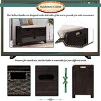 Fully Assembled Solid Acacia Wood Storage Bench - Shoe Organizer with 2 Drawers, Removable Basket & Padded Cushion, Rustic Entryway Bench (Espresso) - color: Espresso