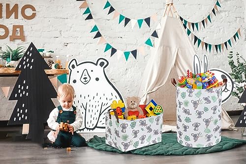 Essme Baby Laundry Basket,Kids laundry hamper for Baby Room Decor,Nursery Hamper, Animal Basket,Gift Baskets,Home Organizer(Koala) - color: Koala