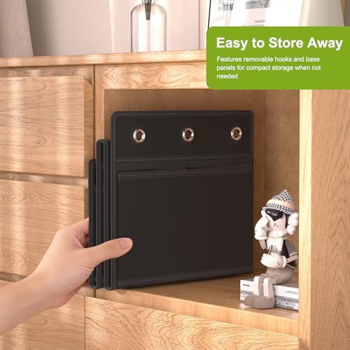 VERONLY Over the Door Shoe Organizer, Hanging Shoe Rack for Closet with 16-20 Pairs Capacity, Foldable Storage for Shoes, Boots, Sneakers, for Dorm Room, Apartment, Small Spaces（Black - style: Classic