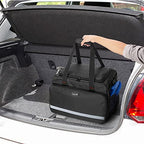 samdew Large Detailing Bag, Detail Organizer for Auto Detailing Supplies Storage, Car Cleaning Caddy for Vehicle Wash Tools, Car Care Box for Detailing Bottles, Towel, Buffer and More, Bag Only