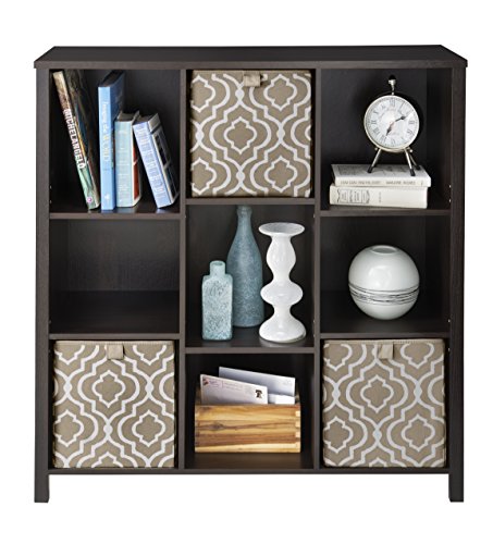 ClosetMaid BR & Name Internal 16058 Premium Adjustable 9-Cube Organizer, Black Walnut - color: Black Walnut, size: 9-Cube