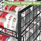 JKsmart 3-Tier Stackable Can Rack Organizer for Pantry, Adjustable Can Storage Holder for Various Ounces of Canned food Soda Drinks, Can Dispenser for Kitchen Cupboard Cabinet, 2 Pack - size: 3 Tier - 2Pack