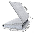 Fengtaike Useful Multi Grey Bed Storage Pockets Felt Bedside Hanging Storage Phone Remote Control Organizer Holder with 2 Inner Pockets for Bed Table Sofa