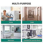 Large Rolling Laundry Cart with Wheels Holds 2 Washer Loads, Wire Laundry Basket, Heavy-Duty Steel Storage Basket with Galvanized Finish, for Commercial or Home Laundry - size: 2 Washer Loads