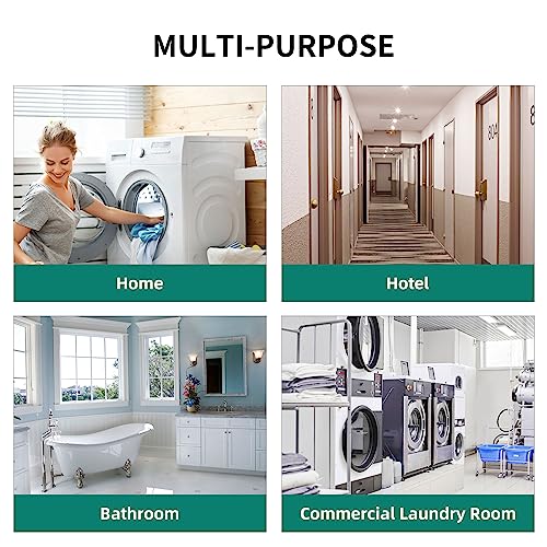 Wire Laundry Cart with Wheels, 2.5 Bushel Rolling Laundry Basket, Commercial Basket Carts for Laundry Room, Hotel, Home, Apartment Use, Durable Steel Frame with Galvanized Finish, 5" Casters - size: 2.5 Bushel