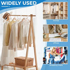 24 Pcs Hanging Storage Bags, Reusable Clear Hanging Bags, Hook Hanging Bags for Classroom, Library, Pharmacy, Armoire, Bathroom(10'' x 12.5'')