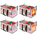 RoomHacks Clear Moving Bags Heavy Duty Extra Large, Moving Supplies with Reinforced Handle and Double Zipper, Storage Bags for Moving Essential, Packing Bags Alternative to Moving Box(4 Packs, Clear) - size: 88L- 4Packs