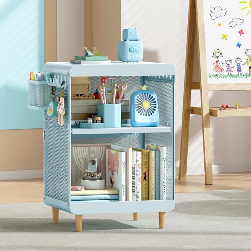 SYKIARIOL Kids Nightstand,Kids Bedside Table,Teen Girls Night Stand,Toddler Night Stand,End Table for Girls Room Storage,Mint Green Nightstand - color: Classic Mint Green