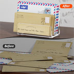 FUCDTEFC Desk Mail Organizer, 2 Section Clear Acrylic File Holder Letter Organizer, Vertical Lightweight Modern Envelope Holder Desk Accessories & Workspace Organizers for Office, Home, School - size: 2 Section Clear