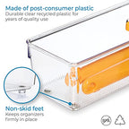 iDesign - 52930 EMW6134167, Medium, Clear - size: 4 x 12 x 3, style: Pack of 1