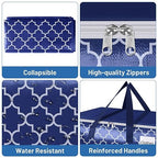 Fabspace Moving Bags, Extra Large Moving Supplies, Heavy Duty Storage Bags, Packing Bags with Reinforced Zippers & Handles, Collapsible Packing Boxes, Storage Totes for Moving, Packing, 88L, 8 Packs - size: 88L