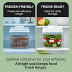 Bop Top Airtight Food Storage Containers with Lid 2 Cups / 16 oz | Kitchen Canister Sets | Air Tight Pantry Container | Pop Top Dry Food Storage Containers for Snacks, Sugar, Flour, Baking, Pasta - color: 16 oz