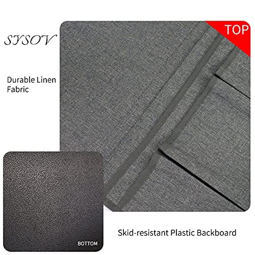 Bedside Caddy Bedside Storage Organizer Magazine Phone Tablet iPad Remote Holder, Organizer Caddy for Home College Dorm Bed, Sofa, Bunk Bed (Dark Grey) - color: Dark Grey