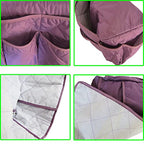Armchair Caddy for Recliner Sofa Remote Control Holder Organizer for Recliners Purple Sofa Armrest Cover with 14 Pockets for Armchair Organizer