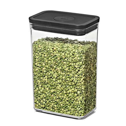 OXO Good Grips POP Container — Rectangle Medium — 2.7 Qt / 2.6 L — Matte Black, Organization and Storage Solution - color: Matte Black, size: 2.7 Qt