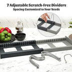 Pot Lid Rack and Baking Pan Cookware Storage Organizers Inside Cabinet for Under Cabinet