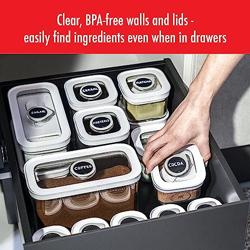 ZWILLING Fresh & Save Cube Boxes, Plastic, Airtight Dry Food Storage Container, Small Tall Cube, 3S Container, 1.4-qt - size: 1 Piece 3S