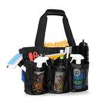 HODRANT 5 Gallon Bucket Organizer with Anti-fall Hooks & Buckle, Car Wash Bucket Caddy with Mesh Pockets, 5 Gallon Cleaning Tools Bag for Home, Auto, Garden & Fishing