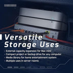 OWC 6.0TB HDD miniStack USB 3.2 Storage Solution - size: 6.0TB