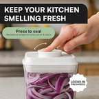 Bop Top Airtight Food Storage Containers with Lid 3.5 Cups / 30 oz | Kitchen Canister Sets | Air Tight Pantry Container | Pop Top Dry Food Storage Containers for Snacks, Sugar, Flour, Baking, Pasta - color: 30 oz