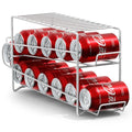 Sorbus Soda Can Rack Beverage Dispenser – Dispenses 12 Standard Size 12oz Soda Cans (White) - color: White, size: 1 Pack
