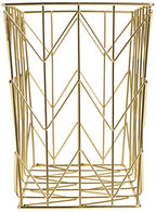 U Brands Desktop Hanging File Organizer, Gold Wire Metal Letter Size File Holder, Steel Wire Document & Folder Organizer for Office Desk, Home, Classroom - size: Letter