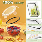 JSCARES 40 PCS Food Storage Containers with Lids Airtight (20 Lids &20 Containers) - Leakproof Meal-Prep Containers for Kitchen Storage Reusable Plastic Microwave/Dishwasher Safe with Labels & Pen - color: 20 Pack