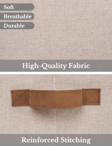 StorageWorks Closet Organizers and Storage, Trapezoid Storage Bins, Fabric Clothes Closet Bins, Storage Baskets for Shelves, Clothing, Toys, Towels, Large, Brown and Beige, 3-Pack - color: Brown and Beige, size: Large