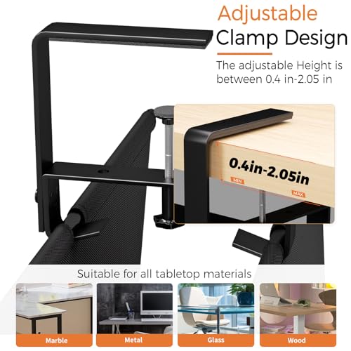 Under Desk Cable Management Tray - 48" Cord Organizer for Desk No Drill, Fabric Under Table Wire Organizer with 16X Cable Ties Hide for Office/Home, Cord Hider Fits Adapters & Sockets, Black - color: Black, size: 48'' L