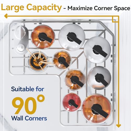 YASONIC Shower Caddy Corner, 2-Pack Adhesive Rustproof Stainless Steel Shower Shelves with Soap Holder, No Drilling Shower Organizer Corner for Dorm, Renters Bathroom Silver - color: Silver, size: 2Pack