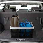 Kekow 28 L Black Plastic Collapsible Storage Basket, 3-Pack Folding Crates Storage - size: 28 L