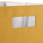 DII Collapsible Polyester Storage Cube, Solid, Lightweight and Durable, Small Square, 11x11x11, Honey Gold - color: Honey Gold, size: Small Square, 11x11x11"