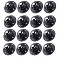 PlusRoc 16 Pack 1 Inch Self Adhesive Caster Wheels for Furniture Mop Bucket, Load Capacity 28 LBS Per Wheel, Low Profile Swivel Wheels for Small Appliance Storage Bins - style: Steel Ball