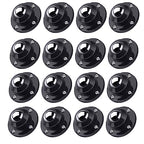 PlusRoc 16 Pack 1 Inch Self Adhesive Caster Wheels for Furniture Mop Bucket, Load Capacity 28 LBS Per Wheel, Low Profile Swivel Wheels for Small Appliance Storage Bins - style: Steel Ball