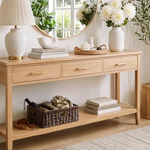 GRANNY SAYS Wicker Basket for Organizing, Wicker Storage Baskets for Shelves, Woven Baskets for Pantry Storage, Decorative Basket, Brown, 1Pack - color: Brown, size: 13"L x 10¾"W x 4¾"H