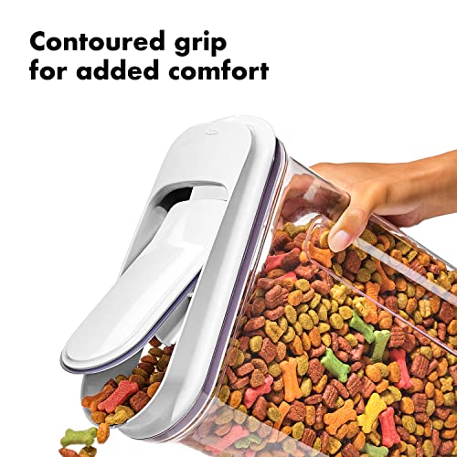 OXO Good Grips Pet Food Dispenser - 4.5 Qt/4.25 L |Ideal for up to 4lbs of Dog Food or 3.5lbs of Cat Food | Airtight Dog and Cat Food Storage Container | BPA Free - size: Pet POP 4.5 Qt