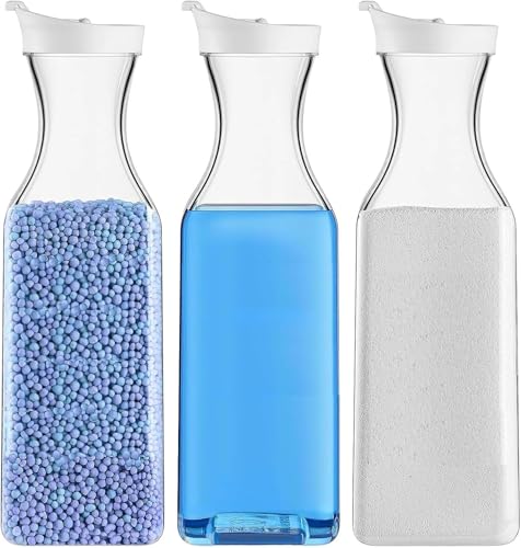 Detergent Storage, 1.5 L Large Capacity Detergent Powder Storage Box, Detergent Box, Detergent Container, 3 pcs,For Detergent, On Fabric Softener Storage