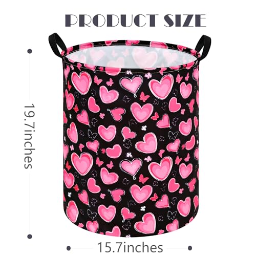 MAIZMZ Girls Storage Basket Kids Hamper Storage Bins Organizer Toy Box Large Canvas Waterproof Laundry Basket for Home/Dorm/Kitchen/Pet/Office/Closet/Shelf/Gift Baskets - color: MR2025917003
