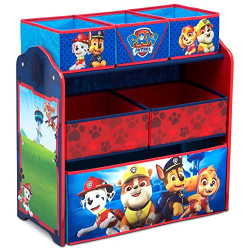 Delta Children Design & Store 6 Bin Toy Storage Organizer, Nick Jr. PAW Patrol - color: Paw Patrol Rescue Pups