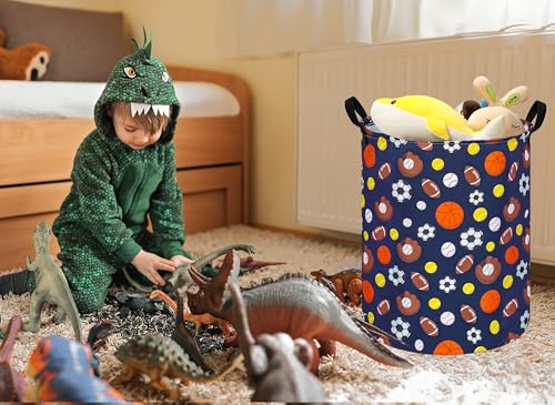 MAIZMZ Kids Hamper Storage Bins Organizer Toy Box Laundry Basket Large Canvas Collapsible Chest for Home/Dorm/Kitchen/Pet/Office/Closet/Shelf/Gift Baskets - color: MR2025917008