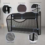 Magnetic File Holder 1 Pockets File Folder Organizer, Office Hanging Magazine Rack for File Cabinets, Magnetic Paper Holder, No Drilling Mail Organizer for Refrigerator, Office